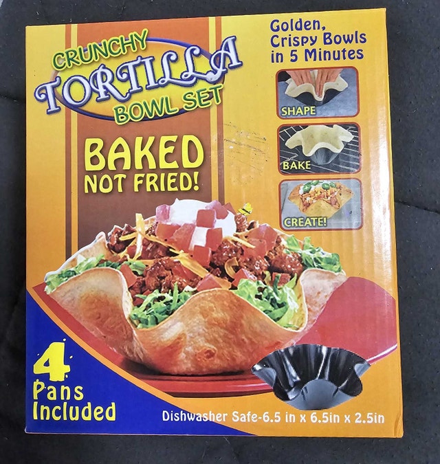 Crunchy Tortilla Bowl Set