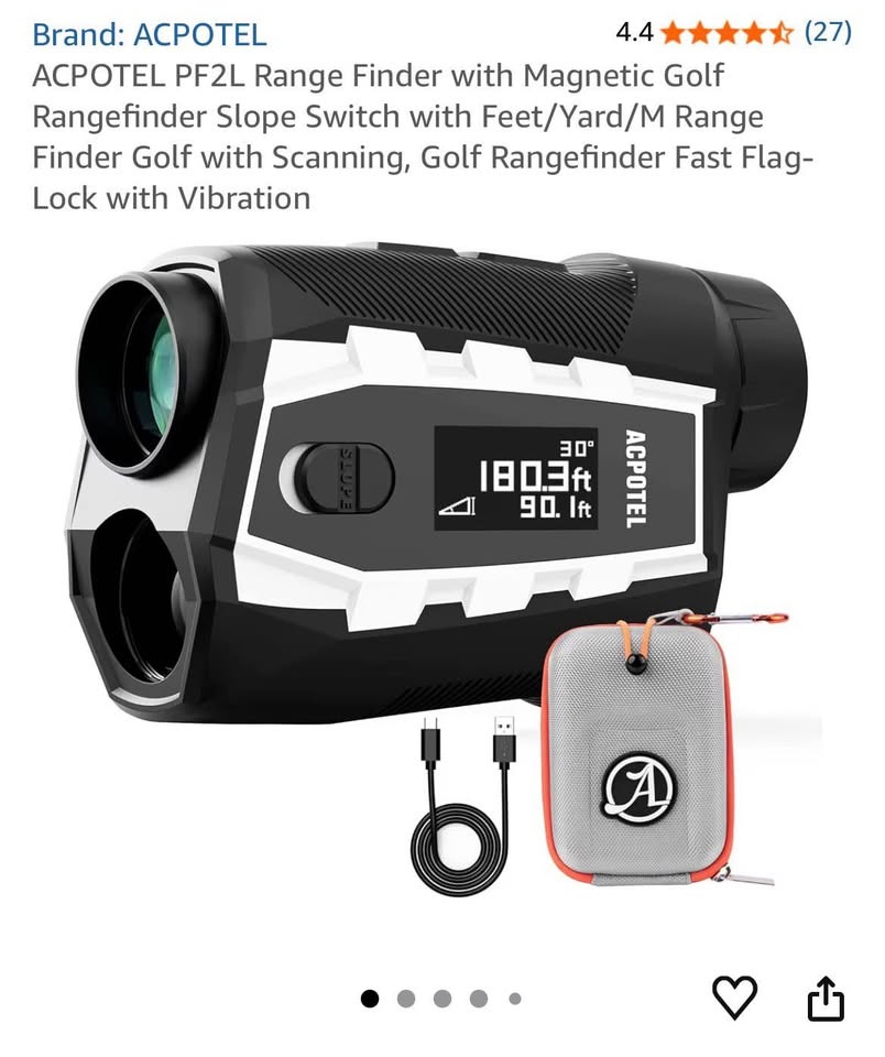 ACPOTEL PF2L Golf Rangefinder w/ SLOPE, External LCD, Magnetic M - photo 2