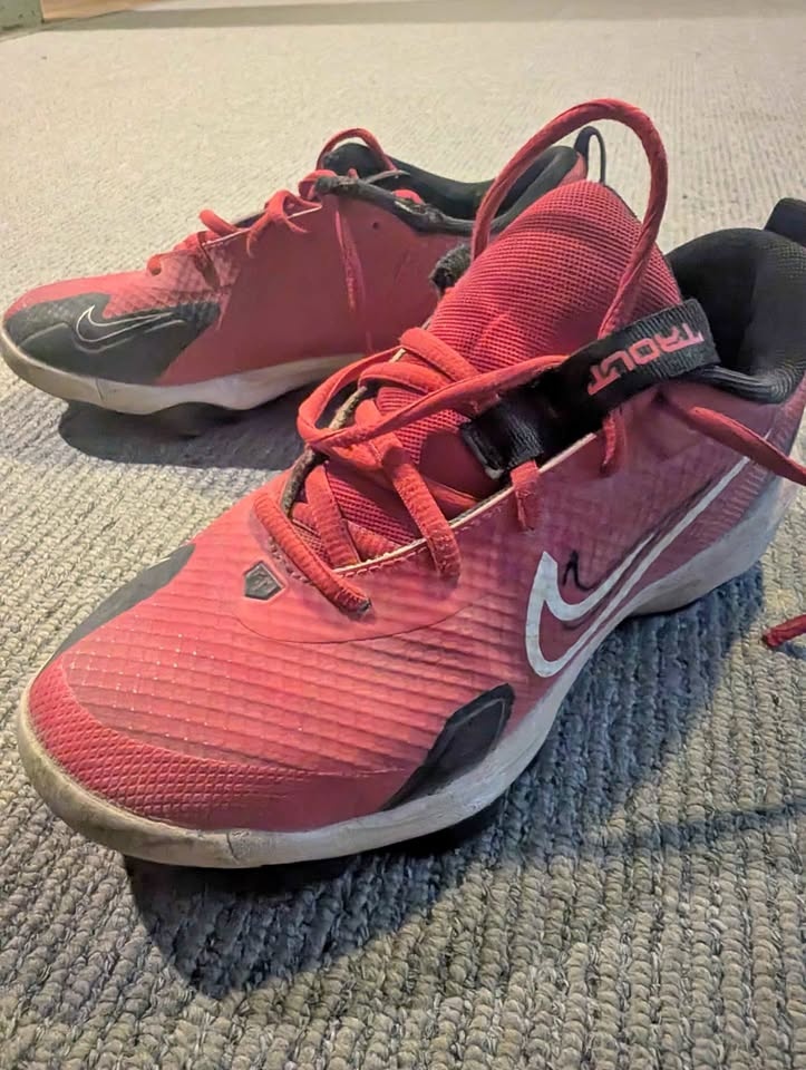 Nike Trout Force Pro cleats - red 5.5
