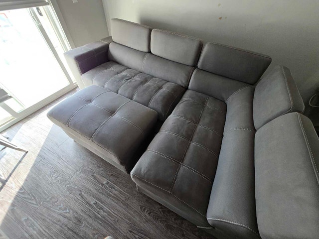 Sectional Couch with Ottoman - photo 4