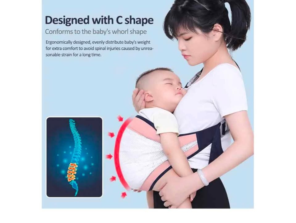 Breathable Mesh Baby Sling Carrier (0-36 Months) - photo 3