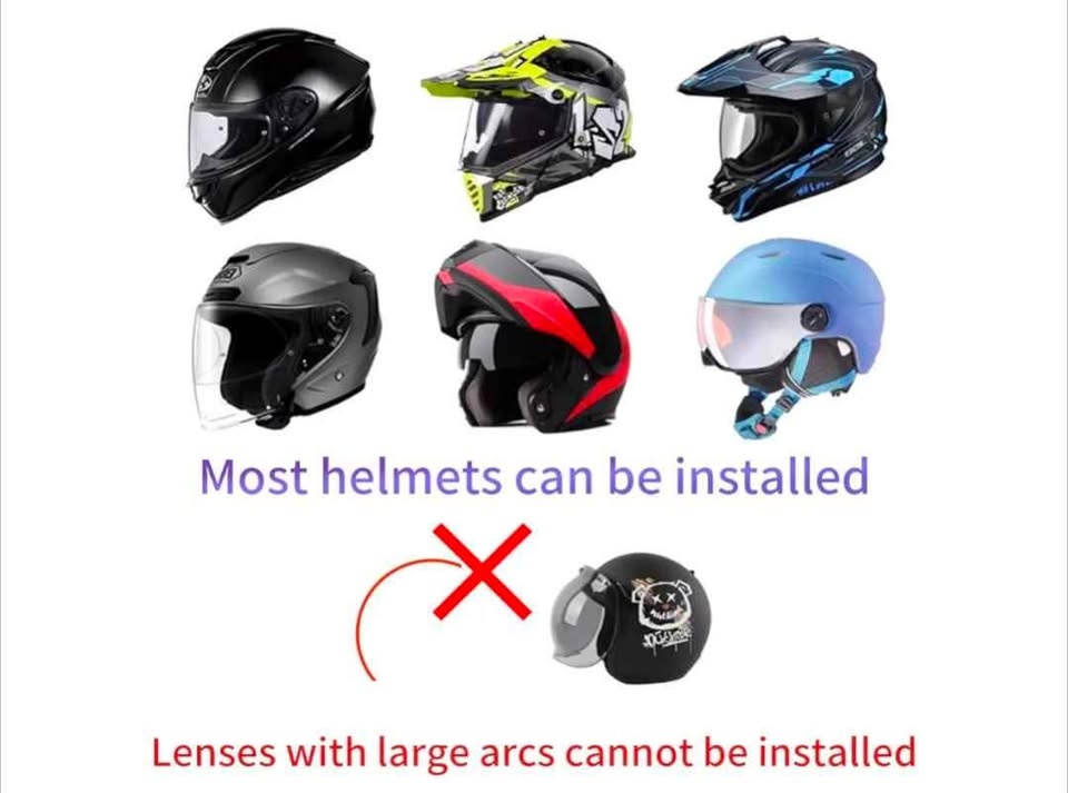 Premium Motorcycle Helmet Anti-Fog Shield Insert - photo 3