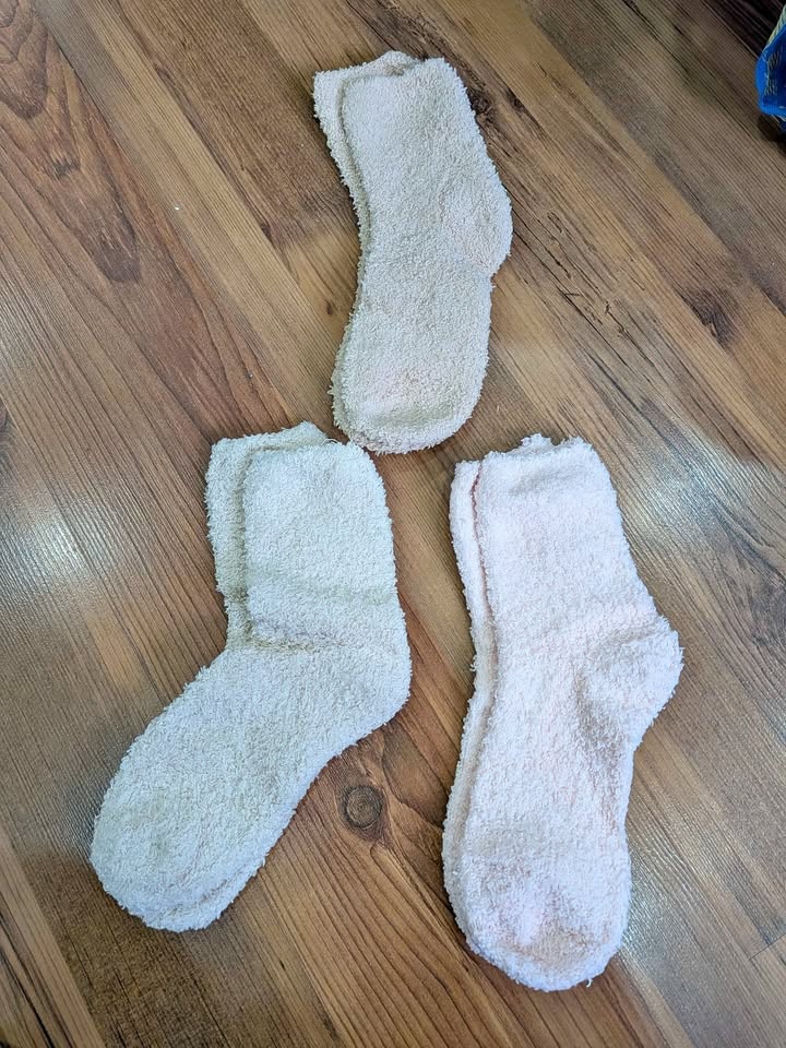 New set of 3 buttery soft fuzzy socks for women