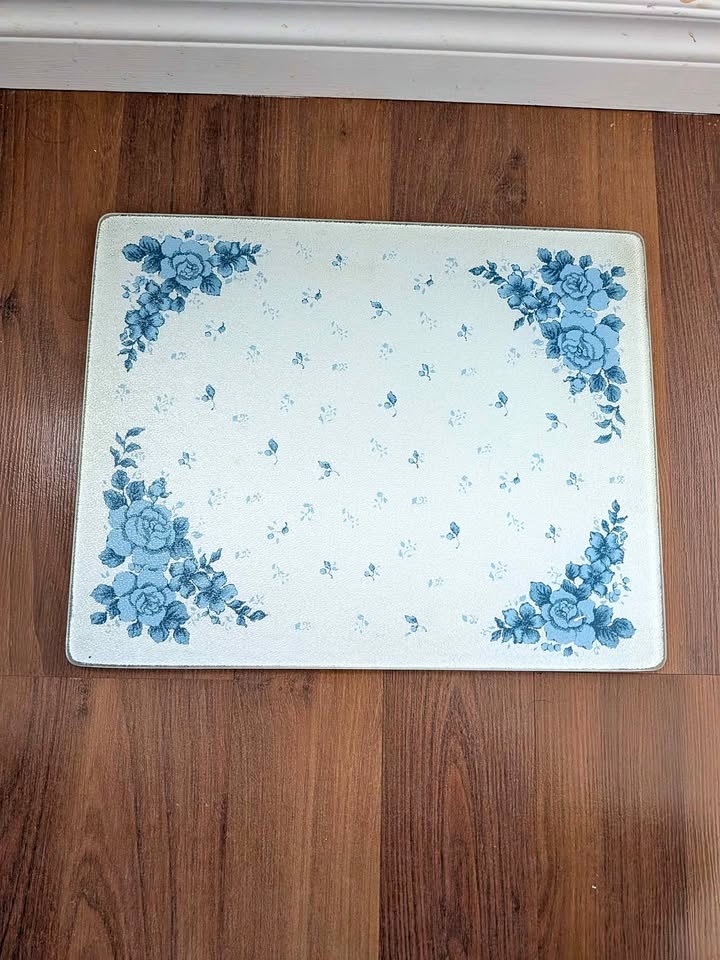 Vintage Corelle Counter Saver Glass Cutting Board (20"x16")