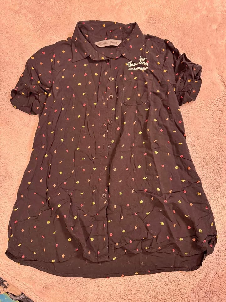 New Harley-Davidson Button Up Shirt - Size M