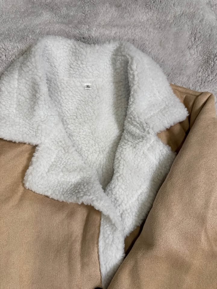 Fluffy dress coat size XL - photo 3
