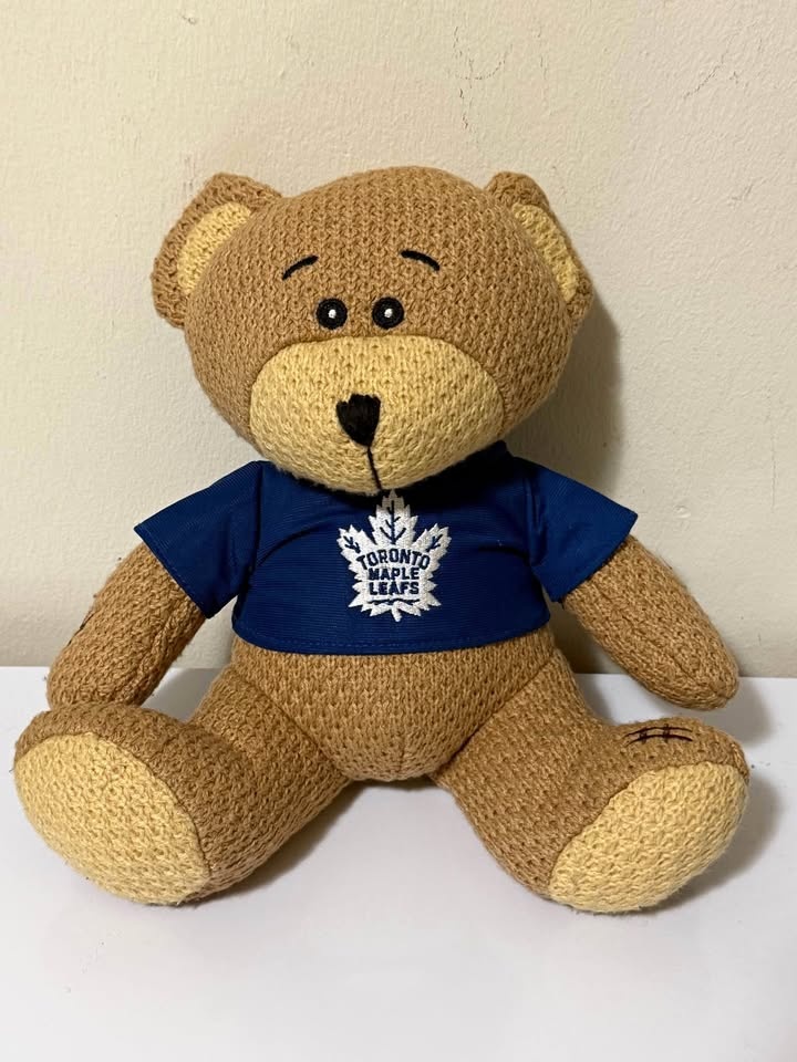 Toronto Maple Leafs Crochet Bear