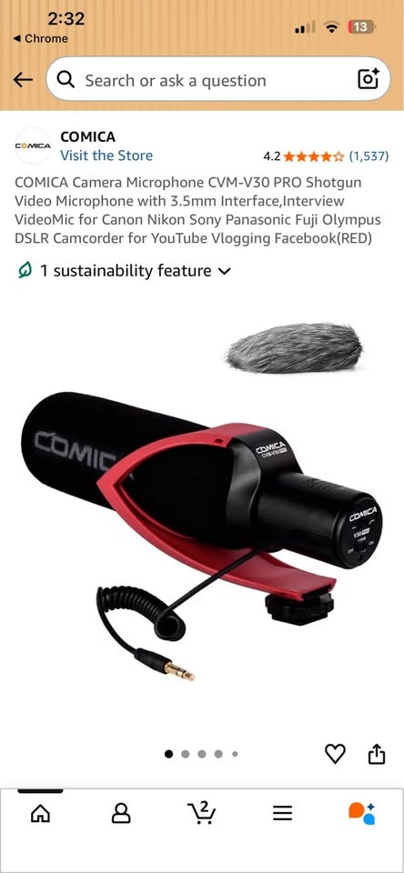 Comica V30 PRO Shotgun Mic - Pro Audio for Vlogging/YouTube - photo 2