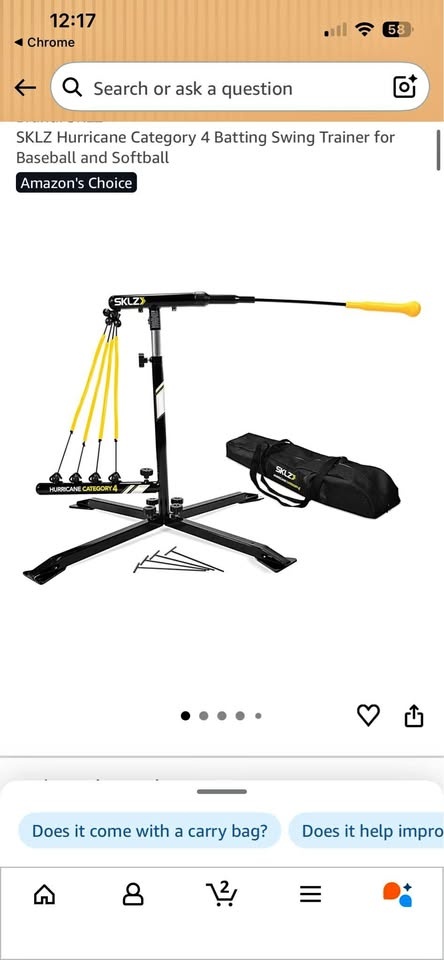 SKLZ Hurricane Category 4 Batting Trainer - Great for Coaches!