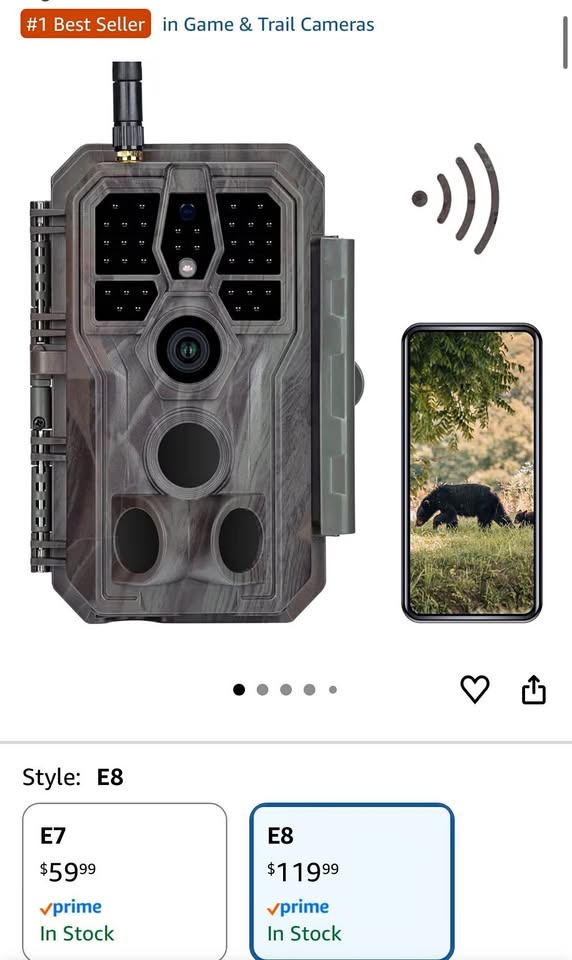 GardePro E8 Trail Camera - 32MP 1296P HD (New in Box)