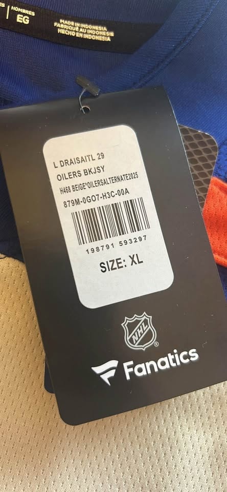 Edmonton Oilers 3rd 2025/26 Alternate Jersey #29 Draisaitl Men's - photo 4