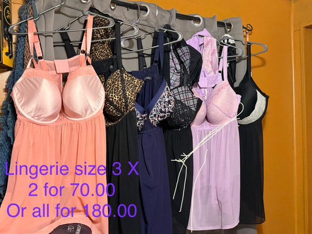 Lingerie & Bras - Various Sizes/Styles