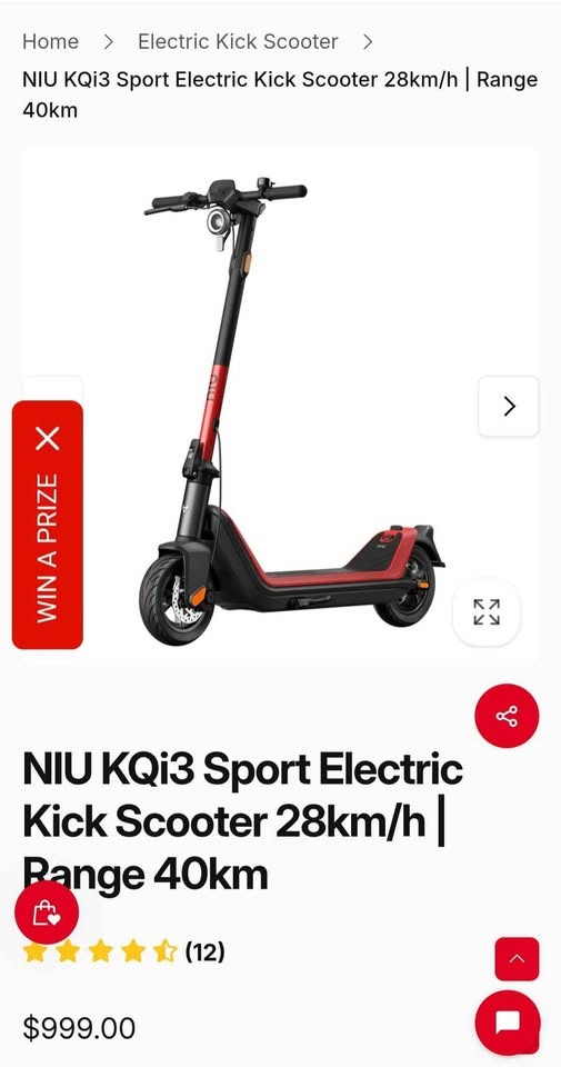NIU KQi3 Sport Electric Scooter - photo 4