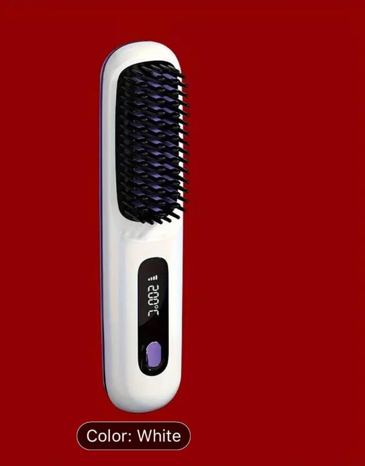 Cordless Hair Straightener Brush