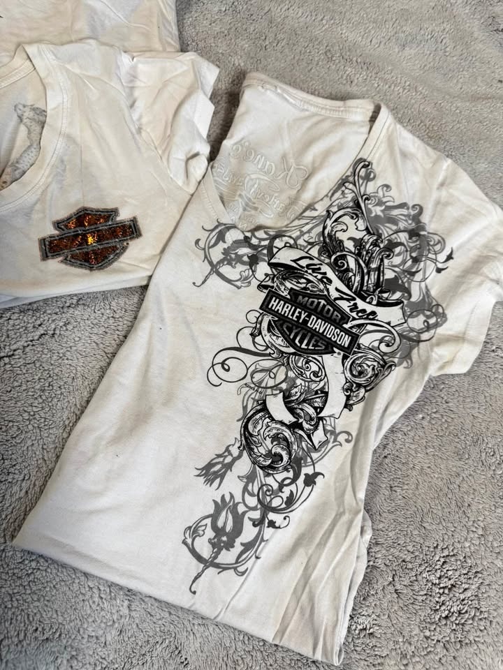 Harley-Davidson Women's Graphic T-Shirt - Size Large