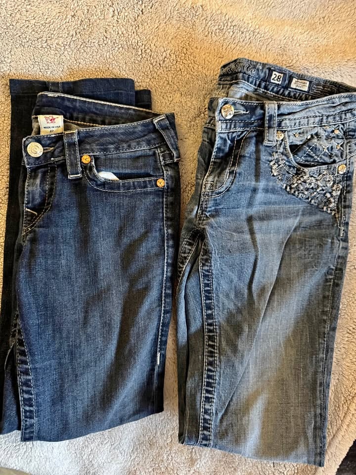 True Religion & Miss Me Jeans