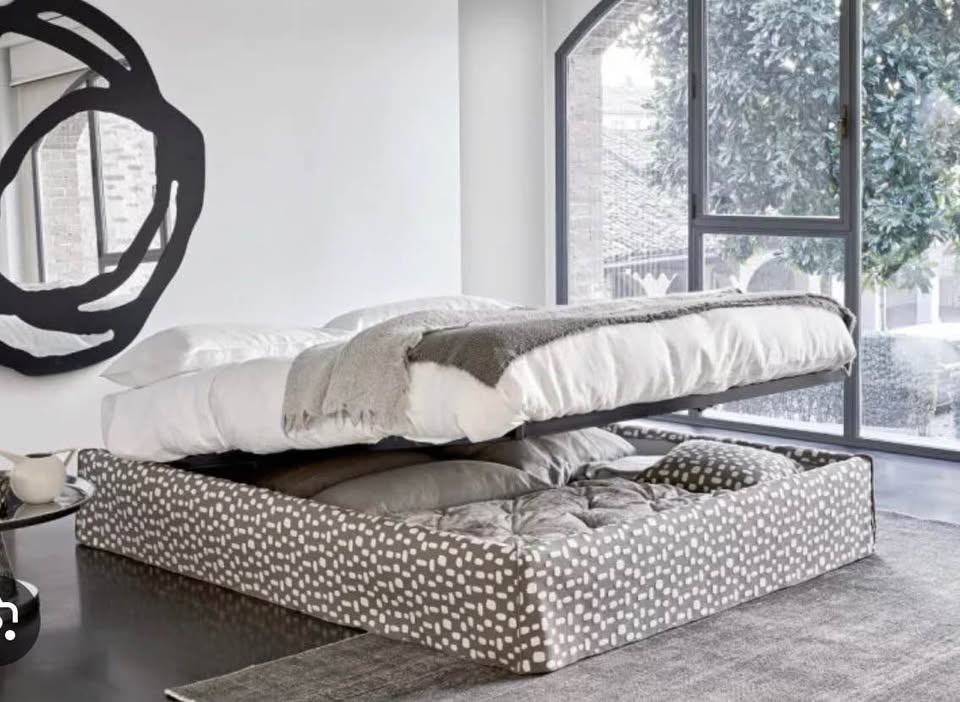 Full size Gervasoni ghost 80 bed with storage - photo 4