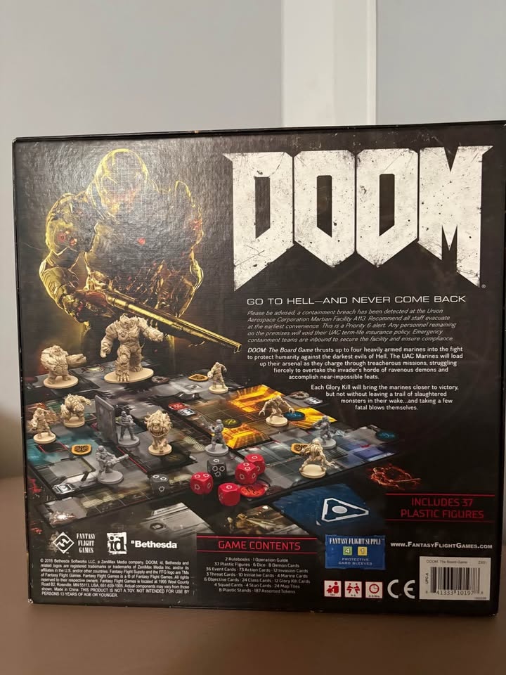 DOOM (2016) Board Game Complete - photo 2