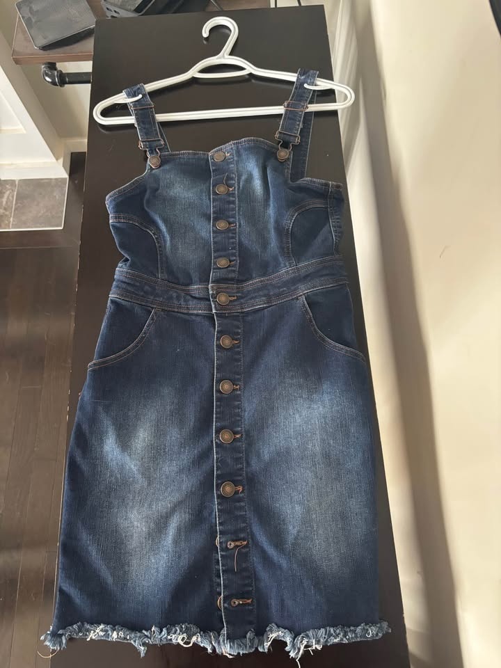 Cute Denim Overall + Overall Dress – $10 - photo 2