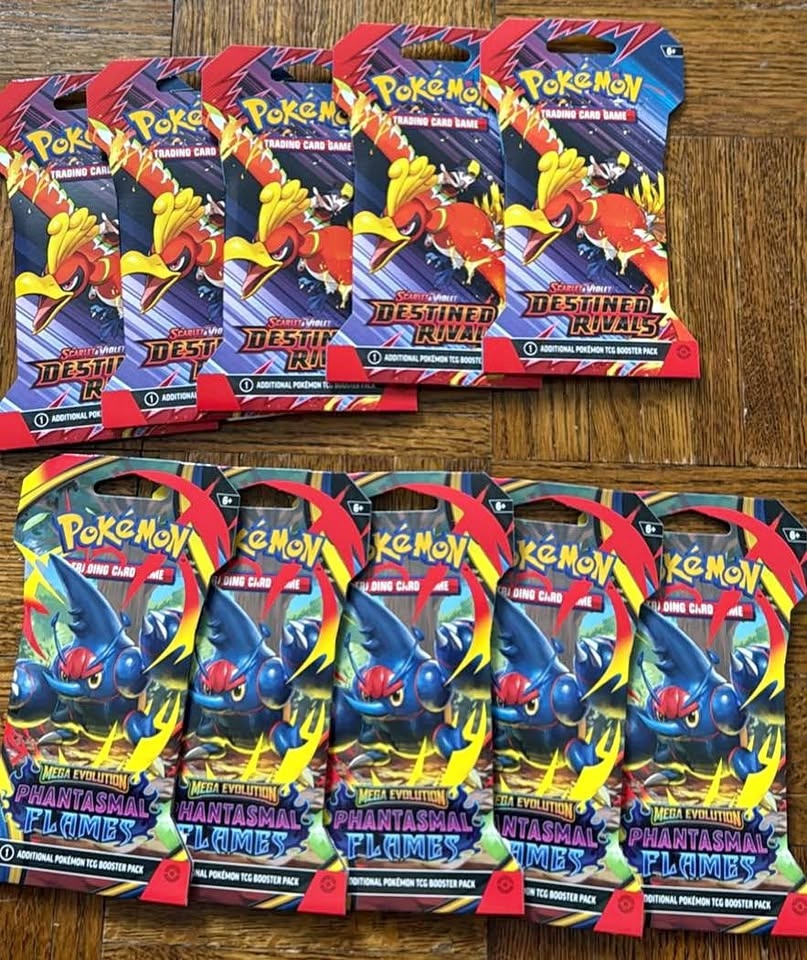 Pokemon TCG Booster Packs - Scarlet & Violet, Mega Evolution