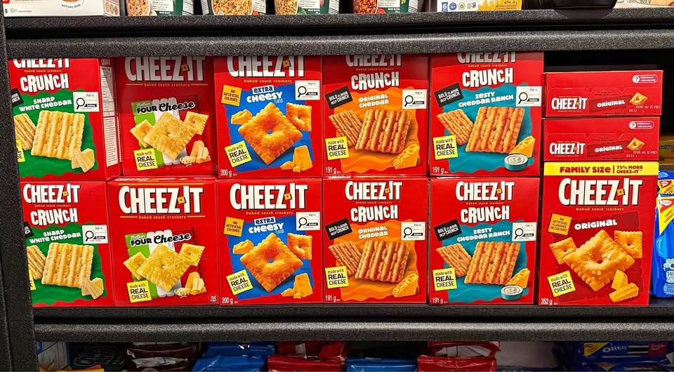 Cheez-Its Crackers ($1.50 each)