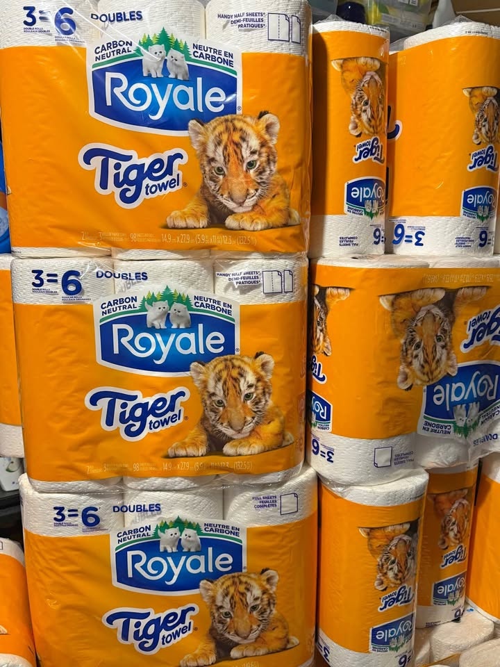 Royale Tiger Towels 3=6