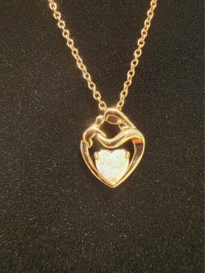 18K Rose gold tone Gold fill necklace image indicator(2)