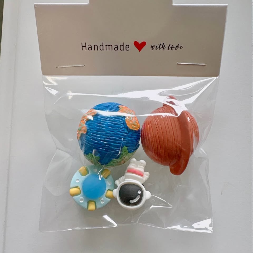 New 3D Space Theme Jibbitz, Croc Charms, Shoe Pins - photo 3