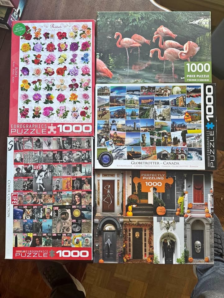 1000 Piece Puzzles!!