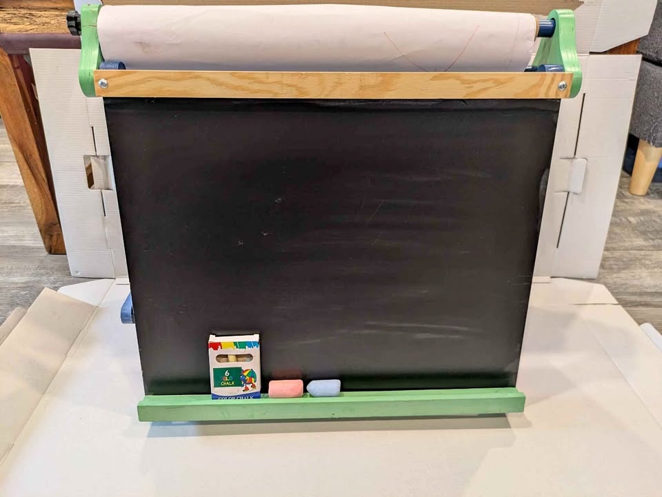 Kids 3-in-1 Easel, Drawing, and Chalk Board
