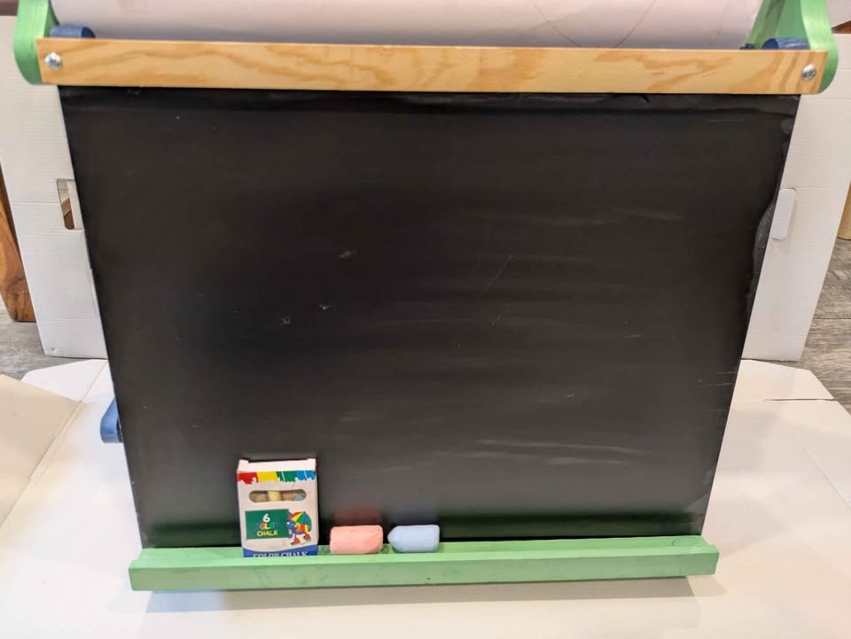 Kids 3-in-1 Easel, Drawing, and Chalk Board - photo 2