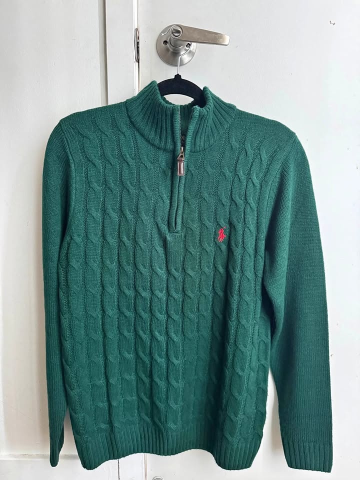 Ralph Lauren Cable Knit Quarter Zip