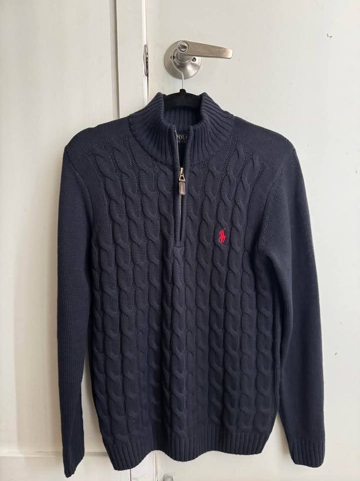 Ralph Lauren Cable Knit Quarter Zip - photo 2