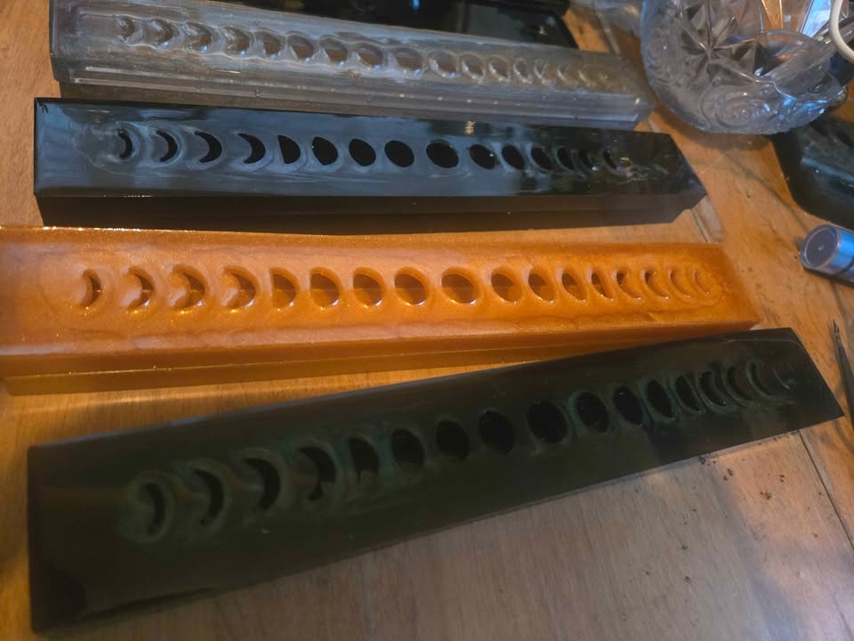 Handmade Resin Candle Holders, Incense Boxes & Holders - photo 3
