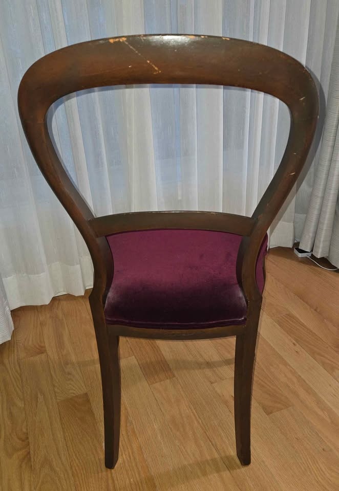 Victorian Rococo Revival Balloon Back Chair - photo 3