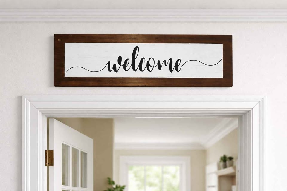 Be our guest wooden sign - photo 3
