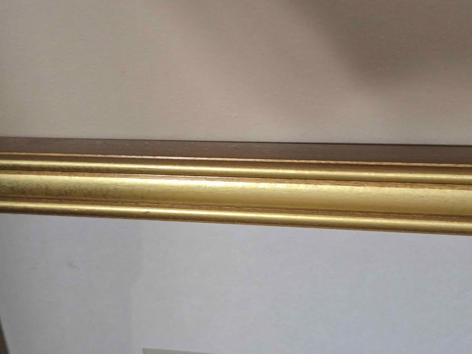 Framed floral art piece - photo 2