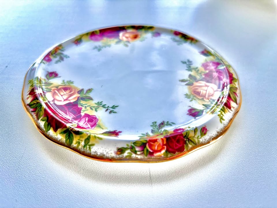 Royal Albert Old Country Rose Teapot and stand (trivet) - photo 4