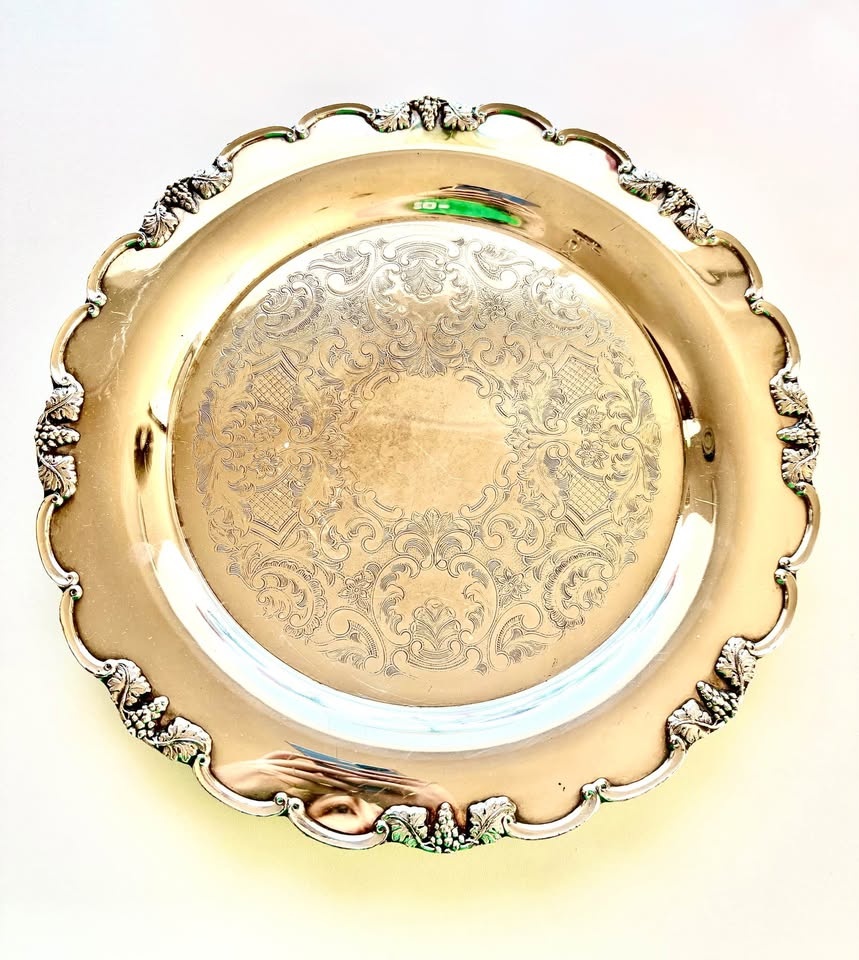 Marlboro Plate Vintage Silver Ornate Serving Platter - photo 2