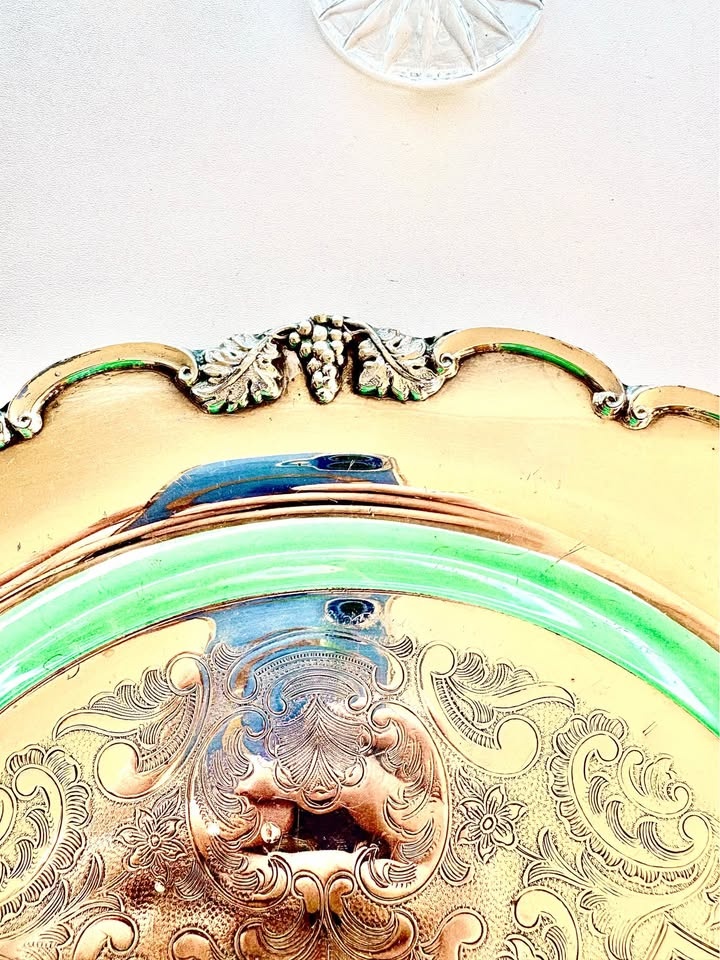Marlboro Plate Vintage Silver Ornate Serving Platter - photo 4