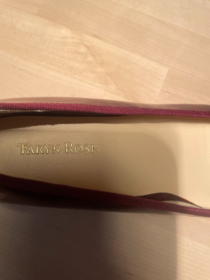 TARYN ROSE Gari leather Flats shoes, size US 7 - photo 5