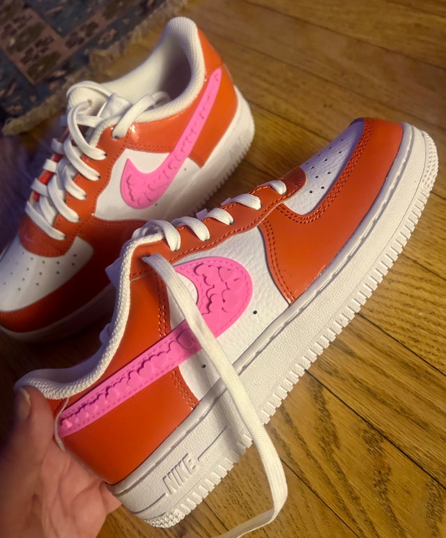 NIKE AIRFORCE 1 LOW GS SNEAKERS (LIMITED EDITION) BRAND NEW!! - photo 3