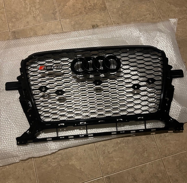 AUDI RS-STYLE Q5/SQ5 FRONT GRILLE 2013-2017 BRAND NEW