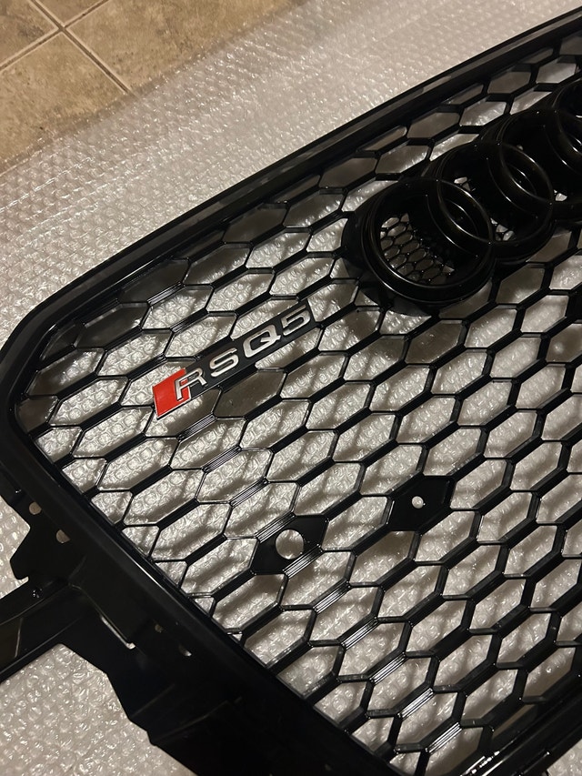 AUDI RS-STYLE Q5/SQ5 FRONT GRILLE 2013-2017 BRAND NEW - photo 2