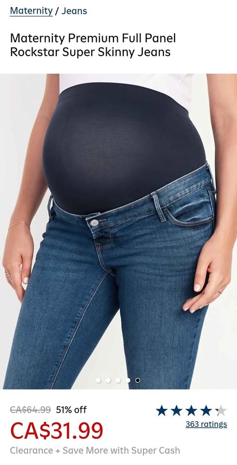 Super skinny Maternity jeans size 10 - photo 3