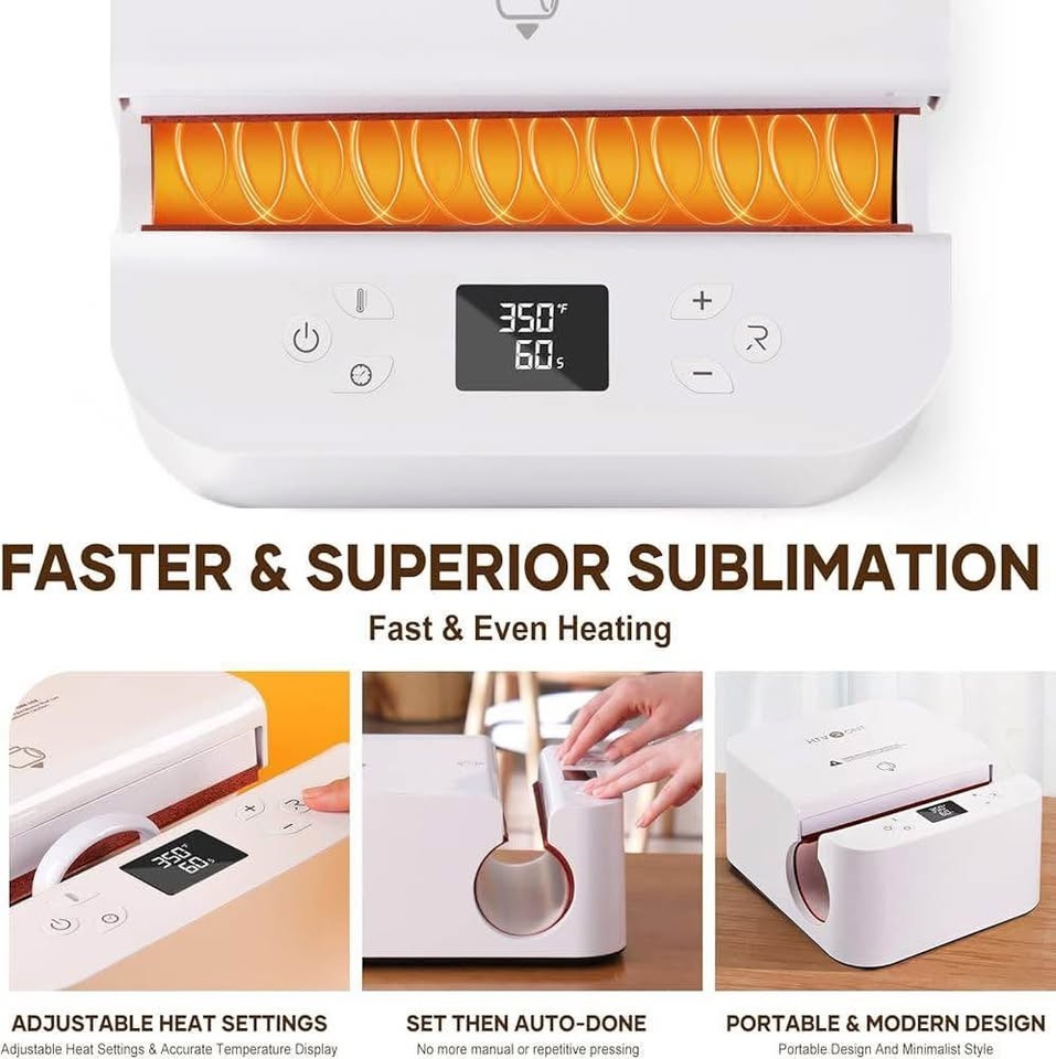 HTVRONT Automatic Mug Heat Press Machine - photo 3