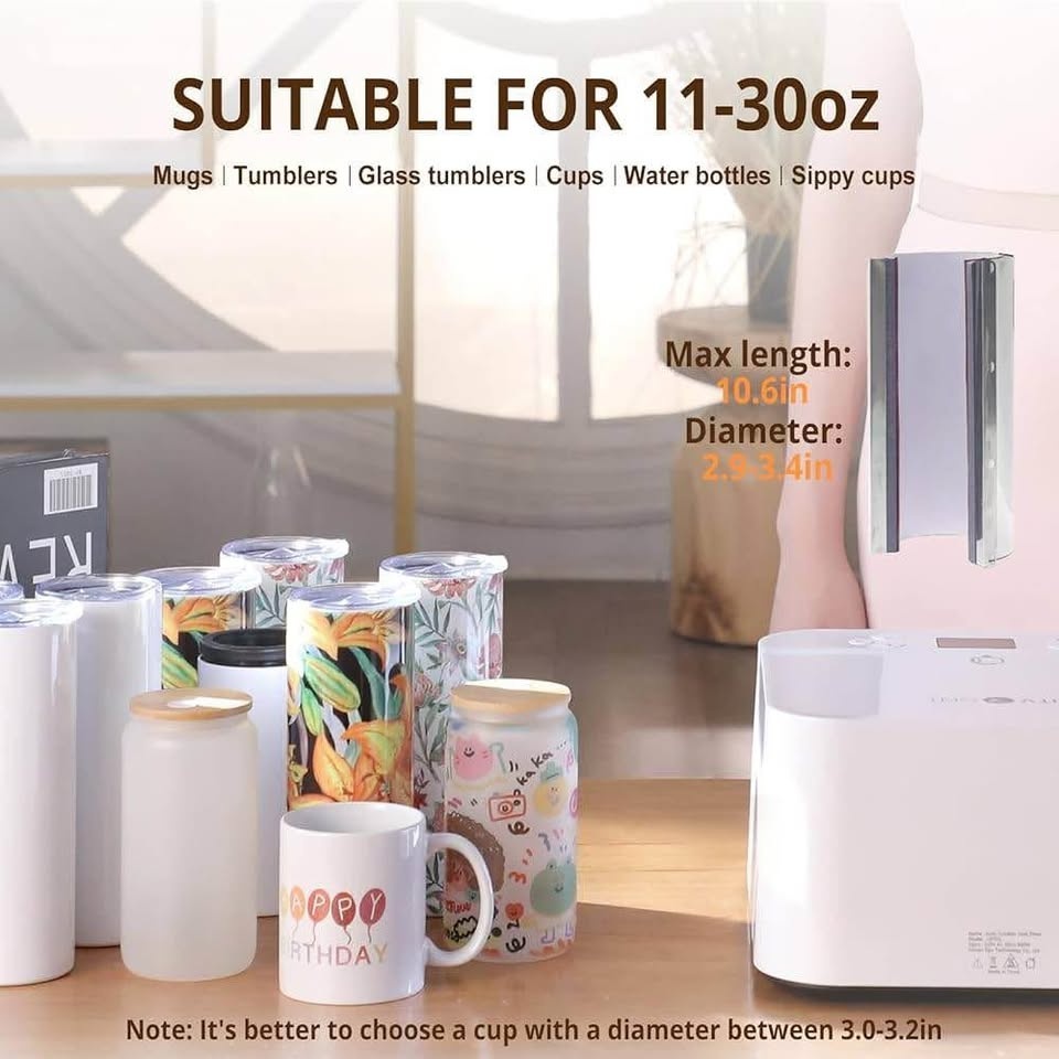 HTVRONT Automatic Mug Heat Press Machine - photo 4