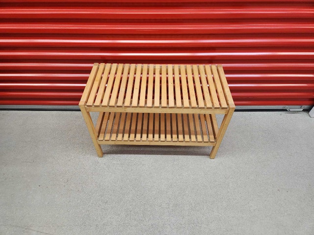 Wooden Shoe Rack