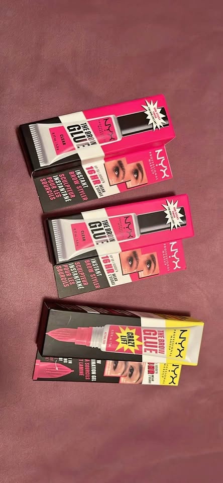 Transparent Brow Glue - All 3 New & Sealed