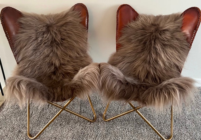 Leather Butterfly Chairs